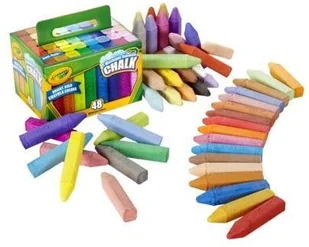 Crayola Kreda tęczowa 48 sztuk - Przybory szkolne - miniaturka - grafika 3