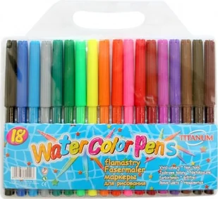 Titanum FLAMASTRY 18 KOLOR SY1003-18BB AC056TIT - Cienkopisy - miniaturka - grafika 2