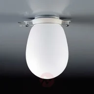 Lampy sufitowe - Milan BANO - lampa sufitowa ze szkłem opalowym - miniaturka - grafika 1