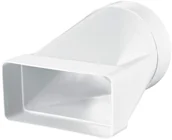 Rury i kanały wentylacyjne - Vents Group Łącznik kanałów w jednej płaszczyźnie bocznej 120 mm x 60 mm x śr. 100 mm - miniaturka - grafika 1
