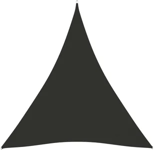 vidaXL Żagiel ogrodowy, tkanina Oxford, trójkątny, 4x5x5 m, antracyt 135124 - Parasole ogrodowe - miniaturka - grafika 2