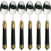 Łyżeczki - Bugatti Rinascimento Gold Black 6 Szt Łyżeczki Do Kawy Ze Stali Nierdzewnej - miniaturka - grafika 1
