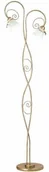 Lampy stojące - Luminex Lampa podłogowa stojąca oprawa Kokarda 2x60W E14 złoty 0075 - miniaturka - grafika 1