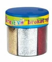 Astra Brokat 50G X 6 KOLORÓW (ZŁOTY, SREBRNY, CZERWONY, NIEBIESKI, ZIELONY, RÓŻO - Zabawki kreatywne - miniaturka - grafika 2