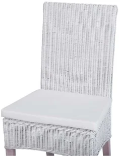 Beliani Zestaw 2 krzeseł rattanowych białe ANDES - Krzesła - miniaturka - grafika 8