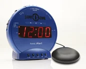 Radiobudziki - Geemarc Telecom S.A Geemarc Sonic Bomb, budzik wibracyjny, niebieski, jeden rozmiar - miniaturka - grafika 1