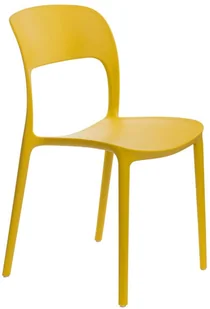 D2.Design Krzesło Flexi żółte 145942 - Krzesła - miniaturka - grafika 2