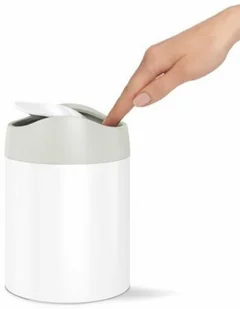 Implehuman HOME Kosz Stołowy na Toaletkę 1,5 l Biały CW2079 - Kosze na śmieci - miniaturka - grafika 3