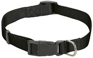 Obroże dla kotów - CHAPUIS SELLERIE chapuis seler sla179 regulowana obroża dla psów i kotów  Nylon na pas Czarny  szerokość 10 MM  długość 20  35 cm  rozmiar XS - miniaturka - grafika 1