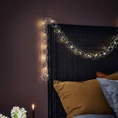 Lampy ogrodowe - Markslojd Łańcuch świetlny LED Serve, 20-pkt., srebrny - miniaturka - grafika 1