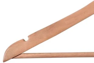 Wieszak drewniany RONDO komplet 30 szt jasny brąz W.RONDO.J.BR.30.FSC - Wieszaki do szafy - miniaturka - grafika 2