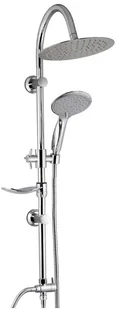 Laveo Fino kolumna natryskowa 100 cm chrom PL2_20OX PL2_20OX - Zestawy prysznicowe - miniaturka - grafika 3