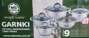 MG HOME Zestaw garnków Verso 9 elementów - Zestawy garnków i patelni - miniaturka - grafika 2
