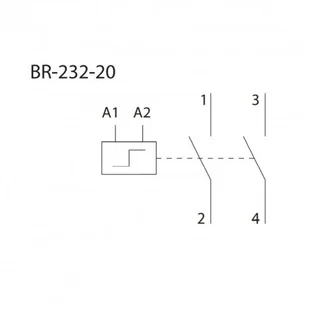 ELKO Przekaźnik bistabilny 440V Ith 32A 2NO 8892 BR-232-20/230V - Sterowniki i przekaźniki - miniaturka - grafika 2