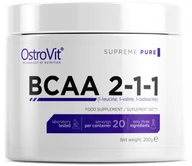 Witaminy i minerały dla sportowców - Ostrovit Supreme Pure BCAA 2-1-1 200 G - miniaturka - grafika 1
