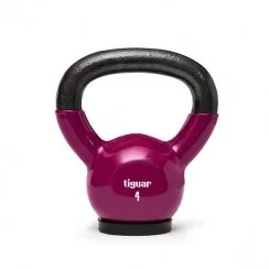 Tiguar Kettlebell żeliwny pokryty winylem 4 kg TI-KB0004 - Kettlebell - miniaturka - grafika 7