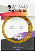 Filamenty i akcesoria do drukarek 3D - 3DSimo 3DSimo Filament REAL GOLD złoty 15m G3D3008 - miniaturka - grafika 1