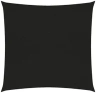 Parasole ogrodowe - vidaXL Żagiel przeciwsłoneczny, 160 g/m, czarny, 2,5x2,5 m, HDPE 311713 - miniaturka - grafika 1