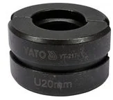 Toya Matryca zapasowa do zaciskarki do rur 20 mm - Imadła i ściski - miniaturka - grafika 3