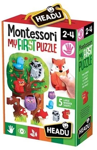 Russell Układanka HEADU Montessori Moje Pierwsze Puzzle Las GXP-653012 - Układanki dla dzieci - miniaturka - grafika 2