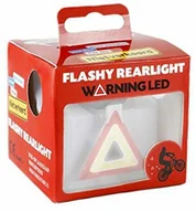 Lampki rowerowe - Niet verkeerd NietVerkelung światło tylne Flashy Warning, Hi-tech Cob LED, ładowane przez USB, czarne, S - miniaturka - grafika 1