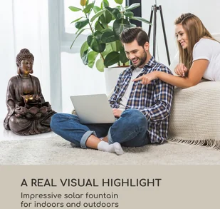 Blumfeldt Dharma, fontanna solarna LED, 48 x 72 x 41 cm (szer. x wys. x gł.), tworzywo Polyresin LEU13-Dharma-BR - Fontanny ogrodowe Blumfeldt Dharma, fontanna solarna LED, 48 x 72 x 41 cm (szer. x wys. x gł.), tworzywo Polyresin LEU13-Dharma-BR - Fontanny ogrodowe - miniaturka - grafika 3