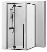 Kabiny prysznicowe - Rea Fargo Black 90x90 lewe K6308 - miniaturka - grafika 1