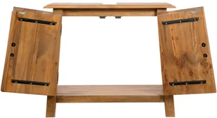 Szafka łazienkowa pod umywalkę drewno sosnowe - Szafki łazienkowe - miniaturka - grafika 7