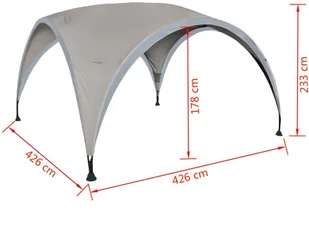 Van Assendelft Hollander Bogaert Bo-Garden Pawilon ogrodowy, duży, szary, 4472200 - Pawilony ogrodowe - miniaturka - grafika 3