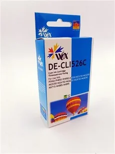 THI Tusz Cyan Canon CLI 526C zamiennik CLI526C WOX-C526CN - Tusze zamienniki - miniaturka - grafika 2