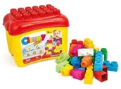 Klocki - Clementoni Zabawka Clemmy Plus Wiaderko 30 Klocków LKE-14882 - miniaturka - grafika 1