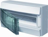 Rozdzielnie elektryczne - ABB Rozdzielnia MISTRAL65 drzwi przeźroczyste 18M z listwą N+PE 1SLM006502A1203 1SLM006502A1203 - miniaturka - grafika 1