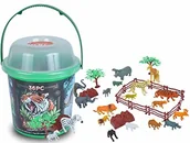 Figurki dla dzieci - Wild Republic 22112 Animal Bucket Figurine Playset. Novelty 2018. - miniaturka - grafika 1