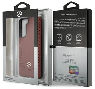 Mercedes Urban Line etui na Samsung Galaxy S21+ PLUS czerwone Mer006525 - Etui i futerały do telefonów - miniaturka - grafika 5