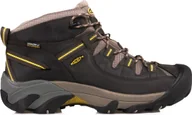 Buty trekkingowe męskie - Keen Buty trekkingowe męskie Targhee II Mid WP Czarno-Brązowe r 42.5 1002375) 1002375 - miniaturka - grafika 1