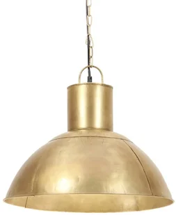 VidaXL Lampa wisząca, 25 W, kolor mosiądzu, okrągła, 48 cm, E27 320564 - Lampy sufitowe - miniaturka - grafika 2