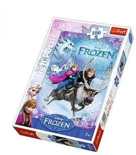16265 PUZZLE 100 FROZEN NA RATUNEK ANNIE-TREFL - Powieści i opowiadania - miniaturka - grafika 2