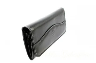 Sara Portfel Damski (PL) Długi z Klamrą Skóra Naturalna Licowa - Portfele - miniaturka - grafika 3