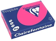 Papier do drukarek - Unbekannt Clairefontaine 2973 papier tusz do drukarki atramentowej InkJet Rosa 2973 - miniaturka - grafika 1