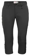 Pozostała odzież narciarska - Fjällräven abisko Capri Trousers Women, szary, 42 89584_L/42_Gris (Dark Grey) - miniaturka - grafika 1