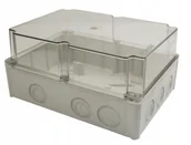 Puszki elektryczne i akcesoria - Puszka Bs 300x225x140 pokrywa przeźroczysta IP66 - miniaturka - grafika 1