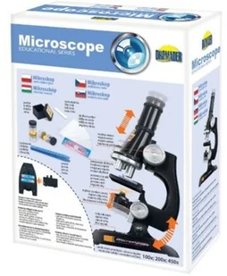Dromader Mikroskop 100, 200, 450 x ZD-4135 - Zabawki kreatywne - miniaturka - grafika 3