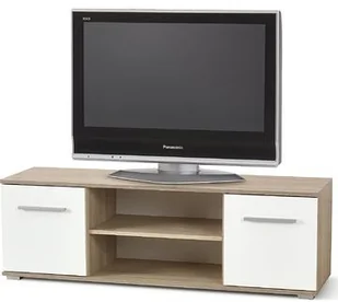 Halmar Szafka RTV LIMA RTV-1 Dąb sonoma + biały V-PL-LIMA-RTV1-BIAŁY/SONOMA - Szafki RTV Halmar Szafka RTV LIMA RTV-1 Dąb sonoma + biały V-PL-LIMA-RTV1-BIAŁY/SONOMA - Szafki RTV - miniaturka - grafika 1