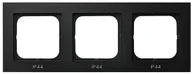 Klawisze i ramki - Ospel Sonata czarny ramka IP44 RH-3R/33 RH-3R/33 - miniaturka - grafika 1