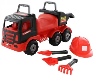 Wader QT MAMMOET Samochód Ciężarówka Jeździk Pchacz Wywrotka z kaskiem + zestaw do piasku 57082 - Jeździki dla dzieci Wader QT MAMMOET Samochód Ciężarówka Jeździk Pchacz Wywrotka z kaskiem + zestaw do piasku 57082 - Jeździki dla dzieci - miniaturka - grafika 10