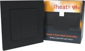 Systemy inteligentnych domów - Heatit Heatit Z-Push Wall Controller czarny Z-wave Z-Push RAL 9011 - miniaturka - grafika 1