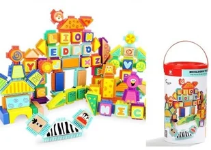 Brimarex Klocki drewniane Jeżyki 150 TOP BRIGHT - Klocki - miniaturka - grafika 2