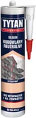 Silikony - Selena TYTAN Silikon budowlany neutralny bezbarwny 280ml SIT-BUN-XX-028 - miniaturka - grafika 1