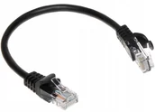 Patchcordy - Patchcord RJ45/0.2-BLACK 0.2 m - miniaturka - grafika 1