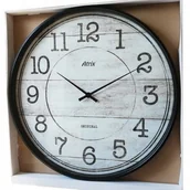 Zegary - Atrix Zegar gigant super cichy czarny 755mm ATE2075B - miniaturka - grafika 1